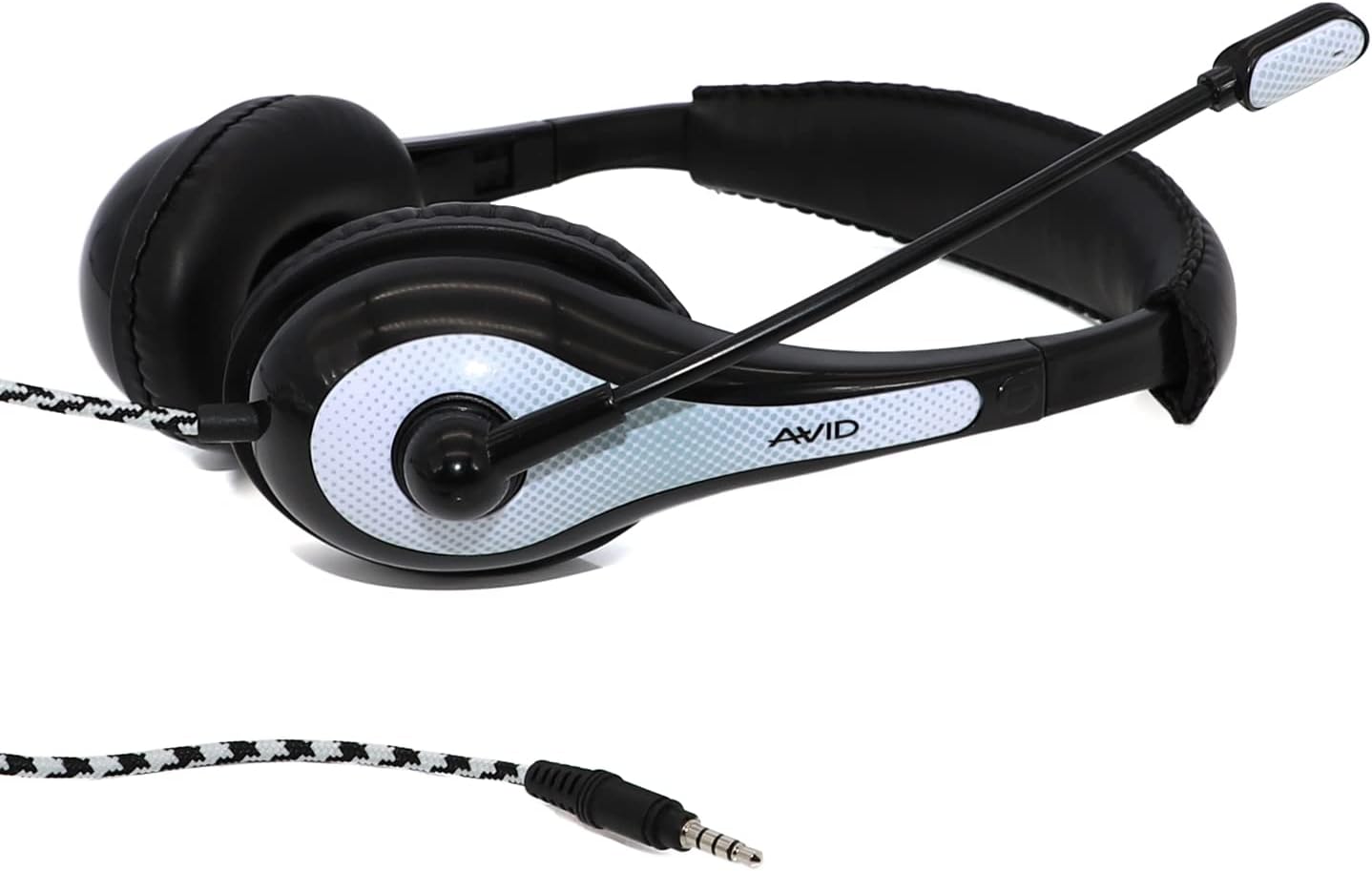 On-Ear Stereo Headphones with Boom Microphone (10-Pack)