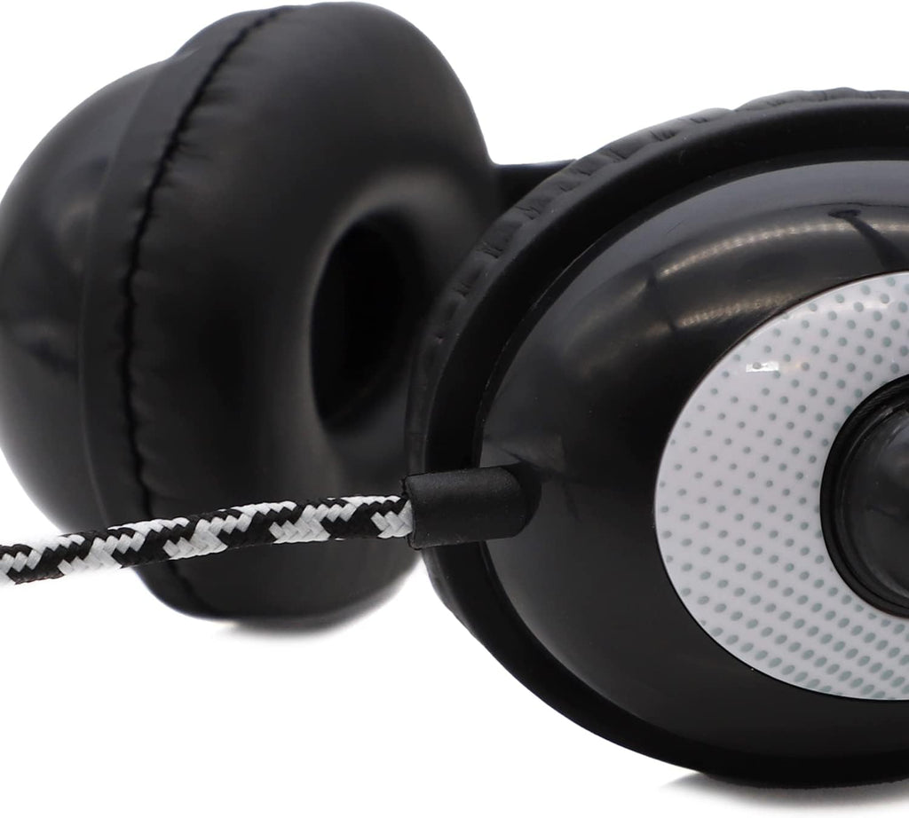 On-Ear Stereo Headphones with Boom Microphone (10-Pack)