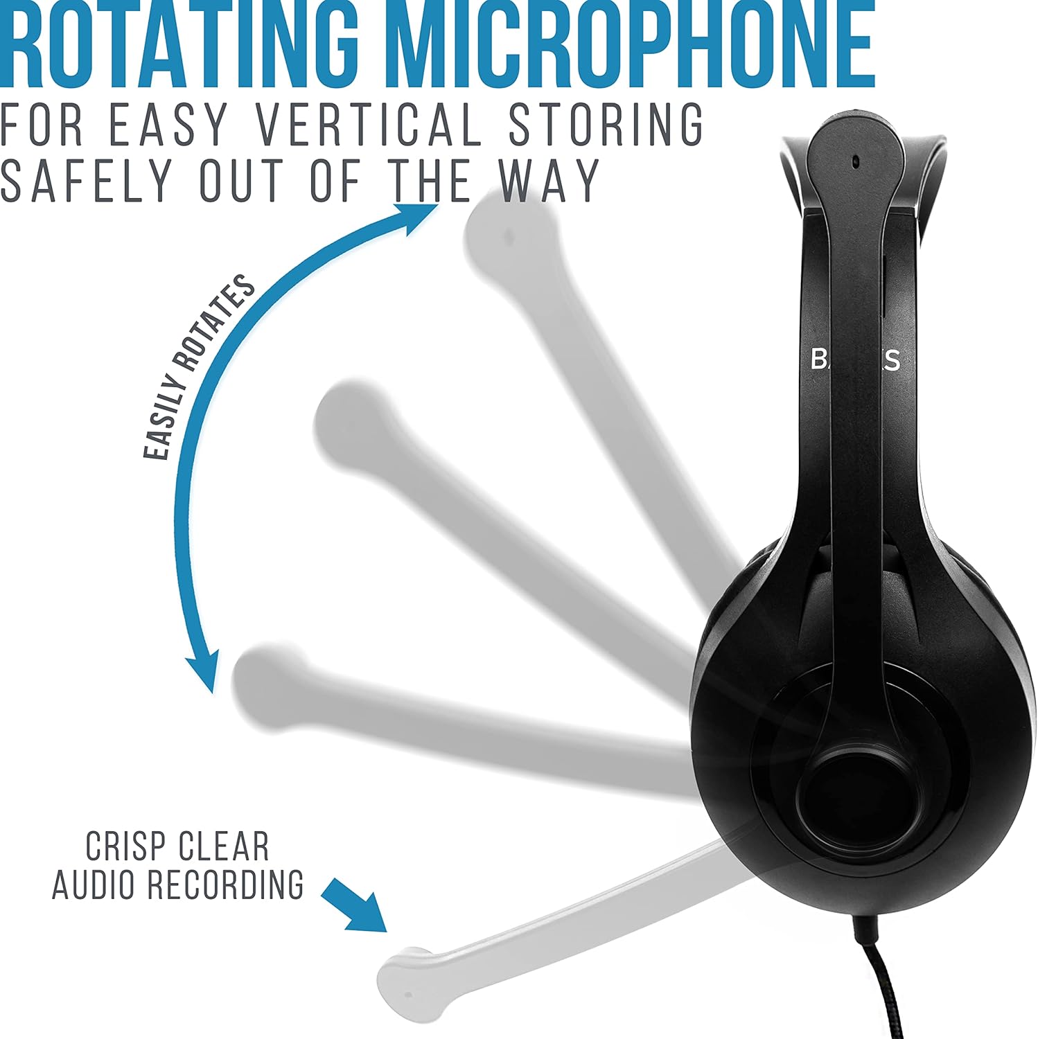 Barks Classroom Headphones With Microphone (10 Pack)