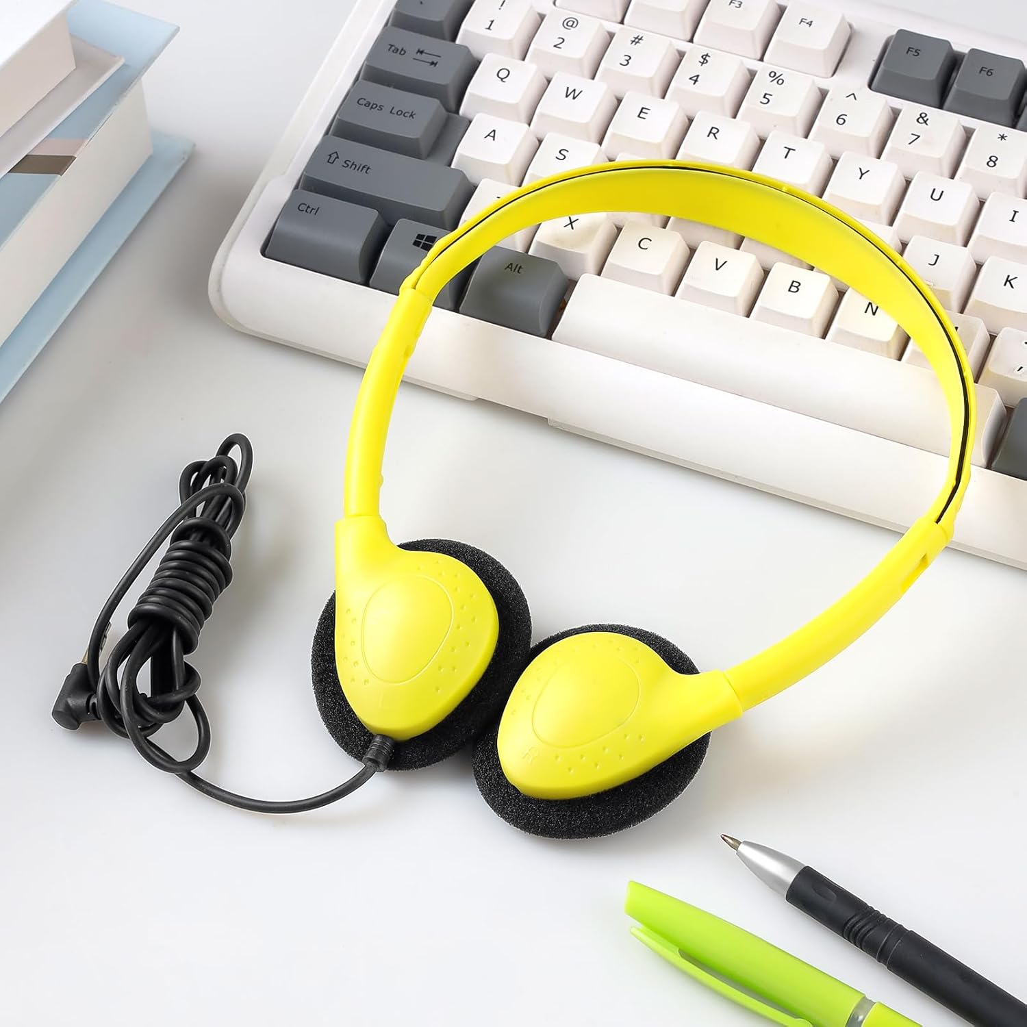 Classroom Bulk Headphones 15 Pack for School Students Children